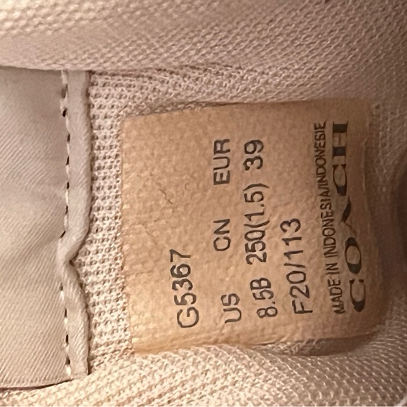 Coach clip high top sneakers - Picture 4 of 6